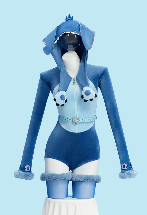 リロ＆スティッチ スティッチ コスプレ 擬人 ぬいぐるみ ホームウェア