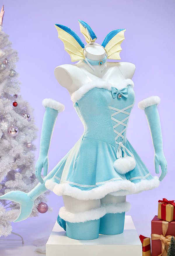 ポケモン シャワーズ セクシー コスプレ 冬 ドレス