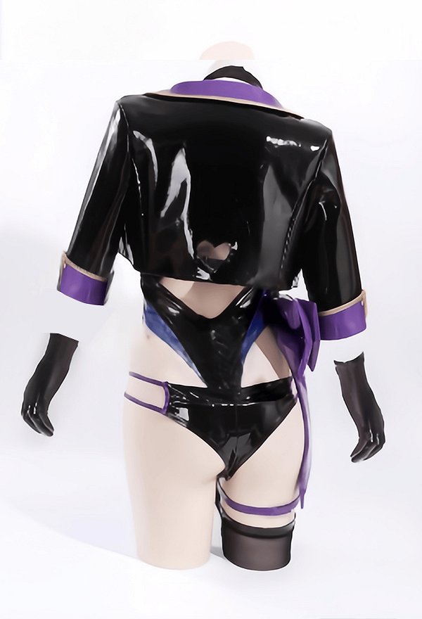 セクシー ランジェリー 青紫色 舞台服