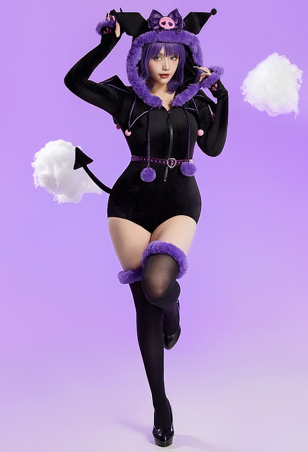 サンリオ クロミ セクシー コスプレ ぬいぐるみ ホームウェア