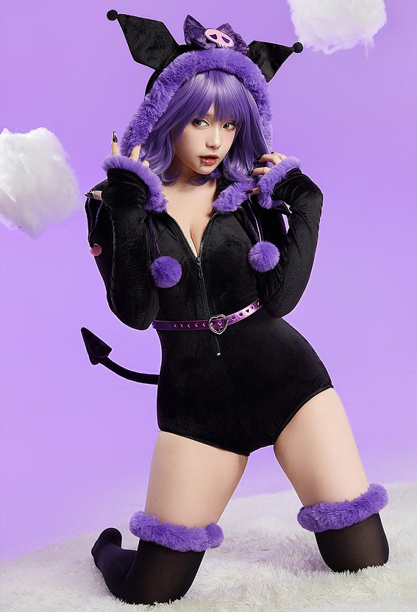 サンリオ クロミ セクシー コスプレ ぬいぐるみ ホームウェア
