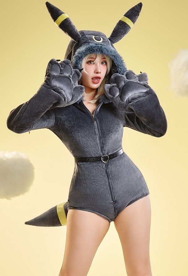 ポケモン ブラッキー セクシー コスプレ ホームウェア 獣爪手袋 ポケモン ブラッキー セクシー コスプレ ホームウェア 獣爪手袋