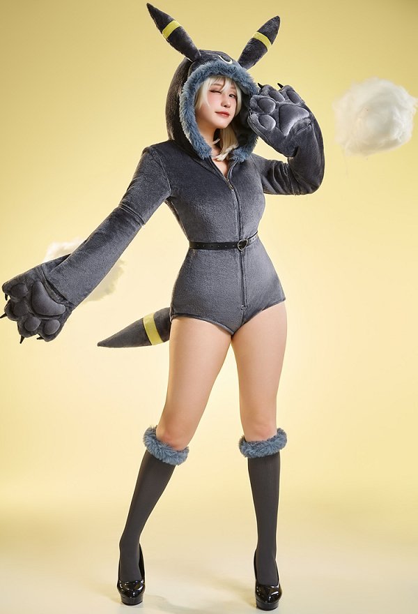 ポケモン ブラッキー セクシー コスプレ ホームウェア 獣爪手袋 ポケモン ブラッキー セクシー コスプレ ホームウェア 獣爪手袋