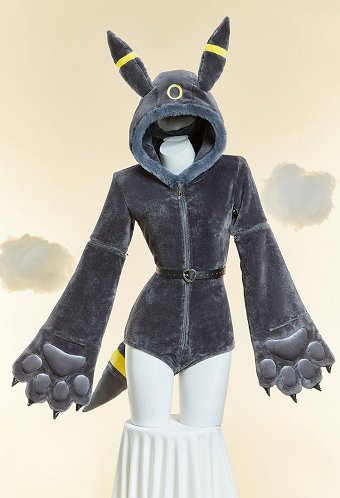 ポケモン ブラッキー セクシー コスプレ ホームウェア 獣爪手袋
