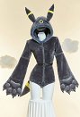ポケモン ブラッキー セクシー コスプレ ホームウェア 獣爪手袋