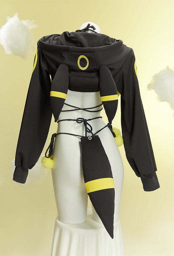 ポケモン ブラッキー セクシー コスプレ 下着 ビキニセット&コート