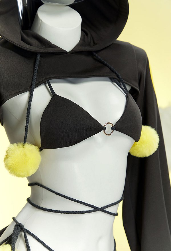 ポケモン ブラッキー セクシー コスプレ 下着 ビキニセット&コート