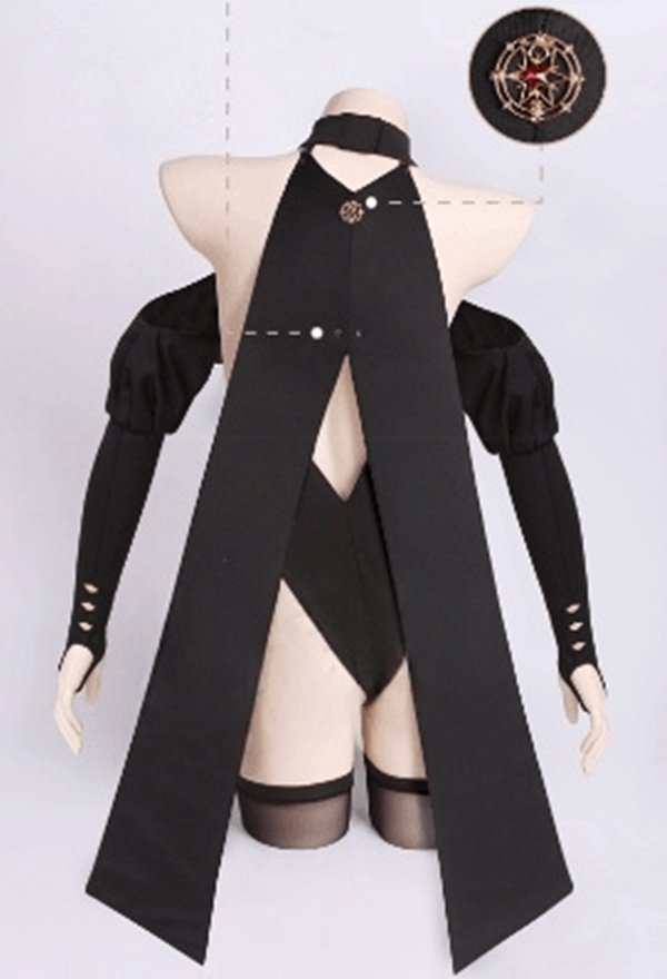 セクシー 魔女 コスプレ 半透明 ボディスーツ