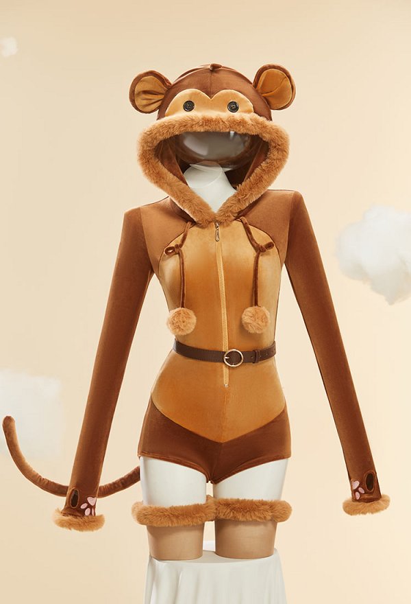 サル 擬人化 セクシー コスプレ ホームウェア サル 擬人化 セクシー コスプレ ホームウェア