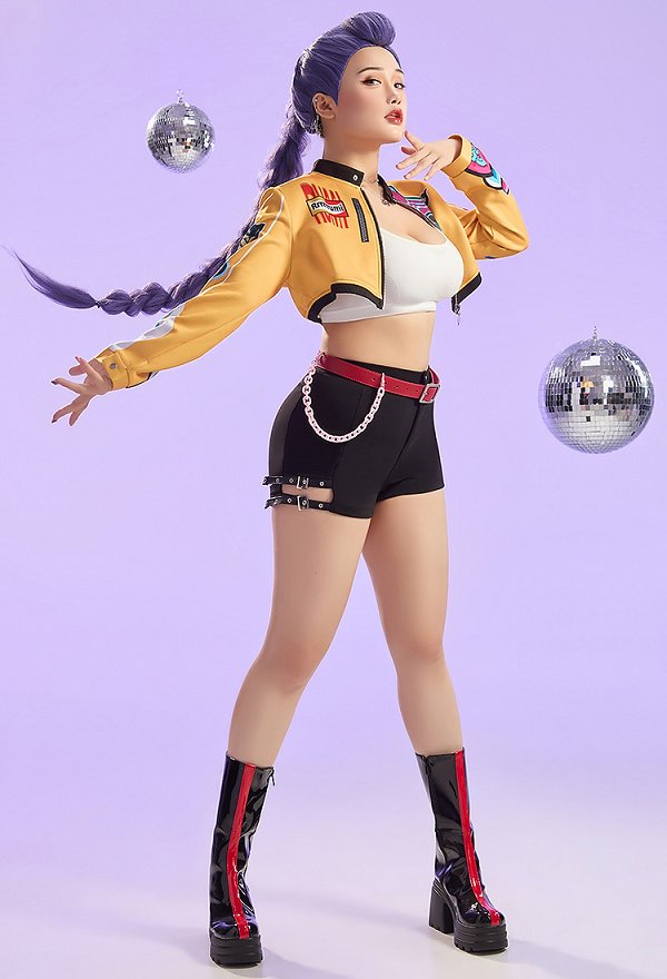 KPOPガールズ! ルミセクシー コスプレ コスチューム KPOPガールズ! ルミセクシー コスプレ コスチューム