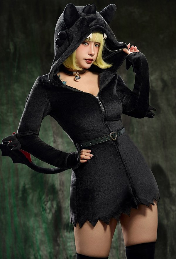 ヒックとドラゴン トゥースレス セクシー コスプレ ホームウェア