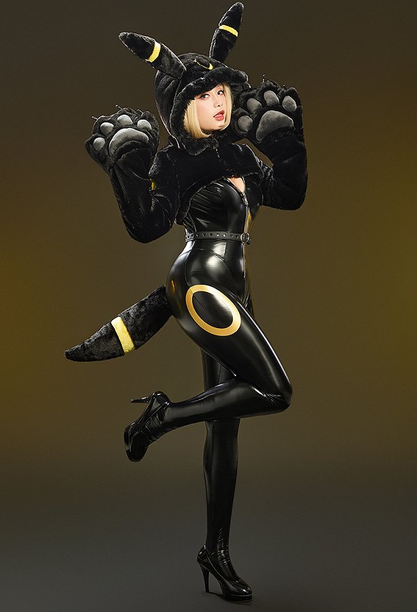 ポケモン ブラッキー セクシー コスプレ ボディースーツ