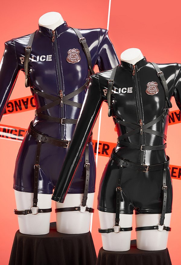 警察 セクシー コスプレ ボディスーツ