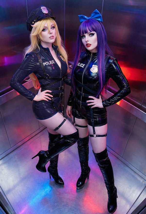 警察 セクシー コスプレ ボディスーツ