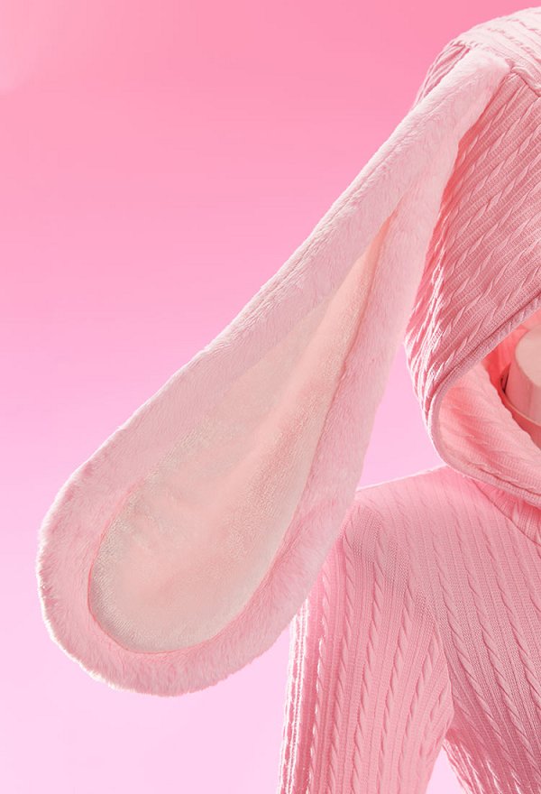 ウサギ セクシー コスプレ 編み物 ホームウェア