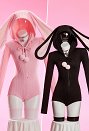 ウサギ セクシー コスプレ 編み物 ホームウェア