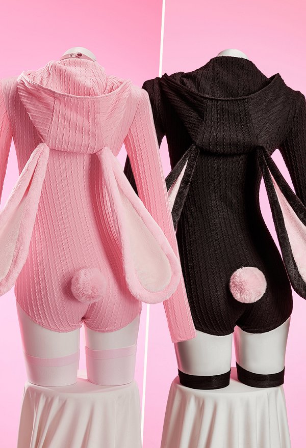 ウサギ セクシー コスプレ 編み物 ホームウェア
