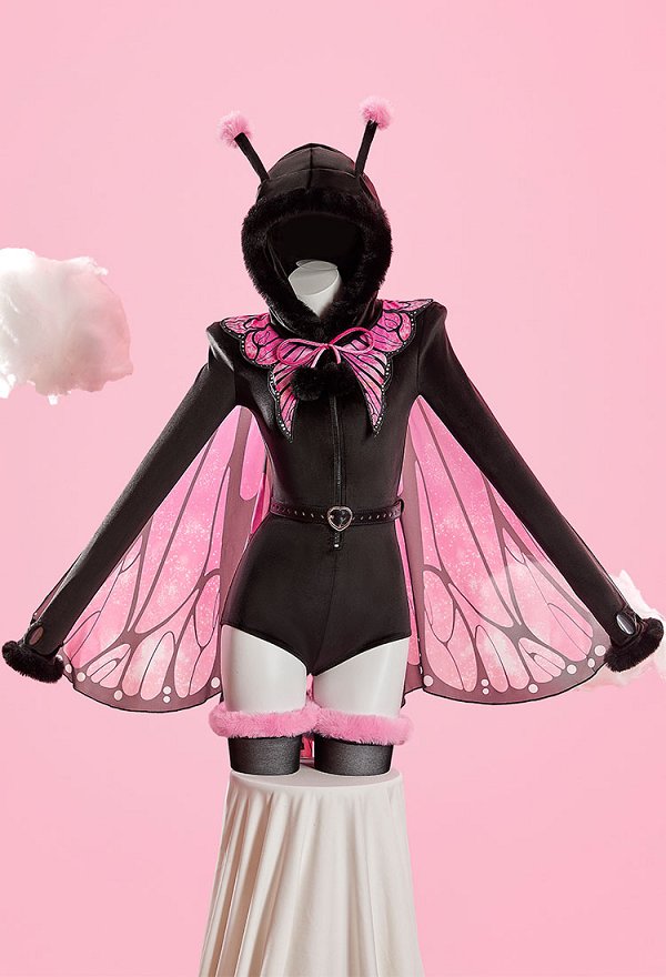 胡蝶 セクシー コスプレ ホームウェア