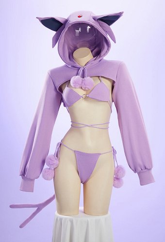 ポケモン エーフィ セクシー コスプレ 夏用 ビキニセット