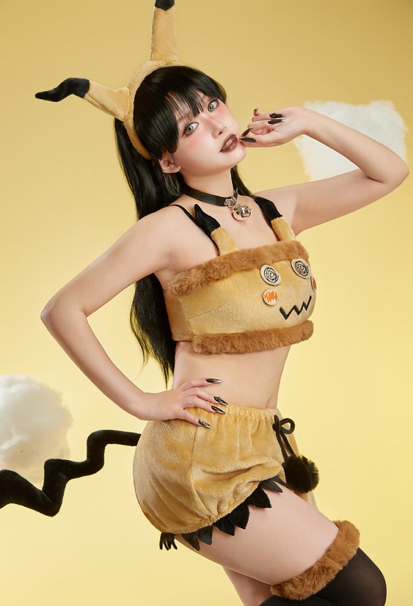 ポケモン ミニキュウ セクシー コスプレ ビキニセット ぬいぐるみ