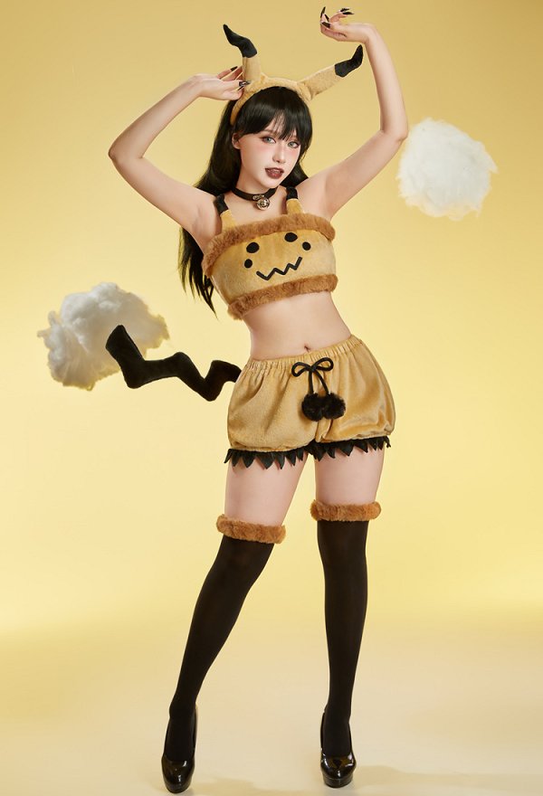 ポケモン ミニキュウ セクシー コスプレ ビキニセット ぬいぐるみ