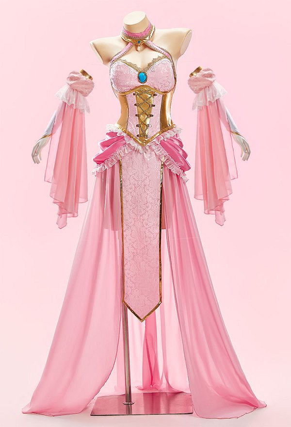 マリオ ピーチ姫 デイジー姫 ロゼッタ セクシー コスプレ コルセット ドレス