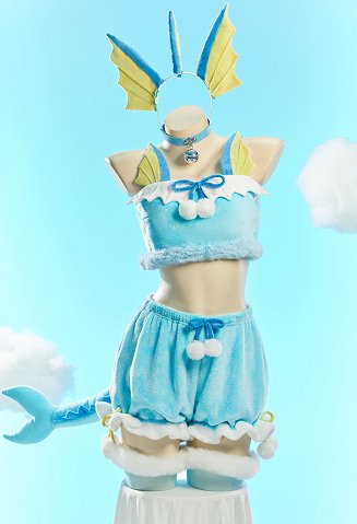 ポケットモン シャワーズ セクシー コスプレ ビキニセット 着ぐるみ