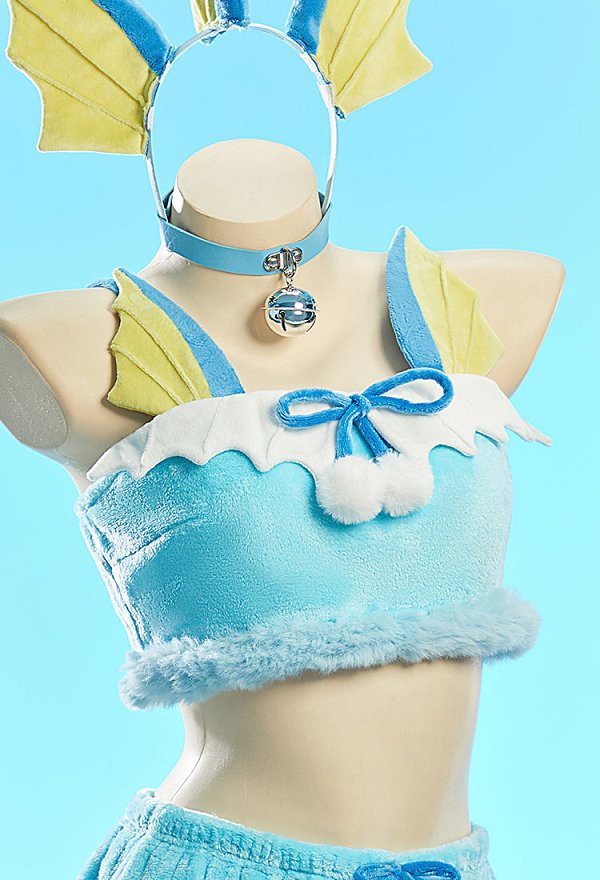 ポケットモン シャワーズ セクシー コスプレ ビキニセット 着ぐるみ