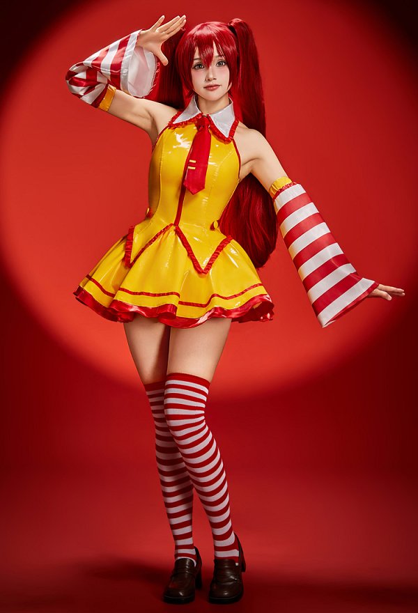 ミク マクドナルド 派生 セクシー メイド コスプレ ミク マクドナルド 派生 セクシー メイド コスプレ