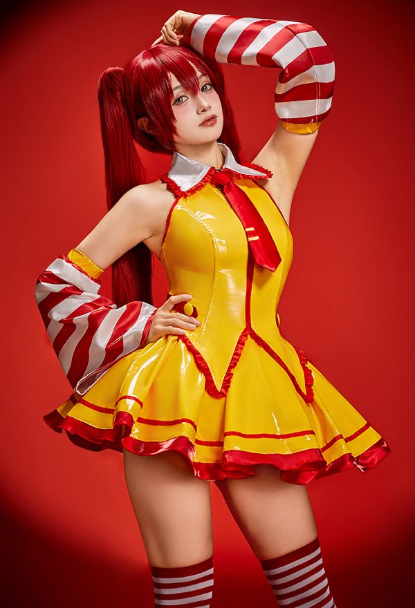 ミク マクドナルド 派生 セクシー メイド コスプレ ミク マクドナルド 派生 セクシー メイド コスプレ