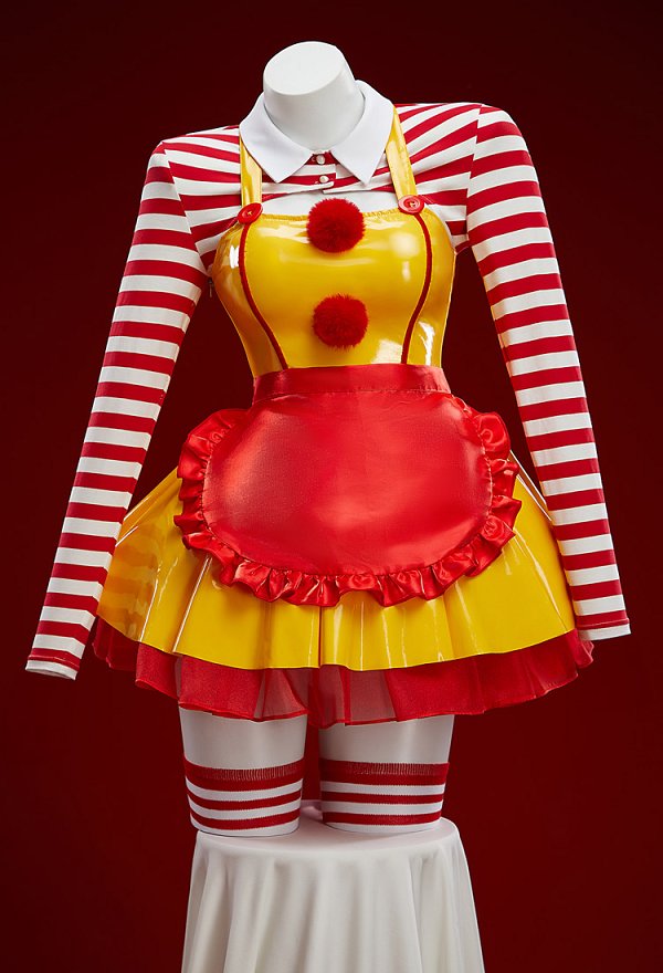 マック風 ピエロ セクシー コスチューム