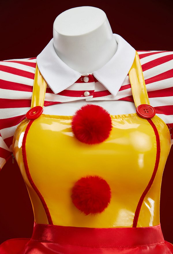 マック風 ピエロ セクシー コスチューム