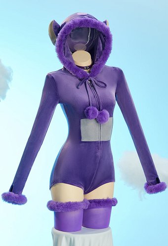 テディベアをモチーフにした ふわふわ セクシー ルームウェア