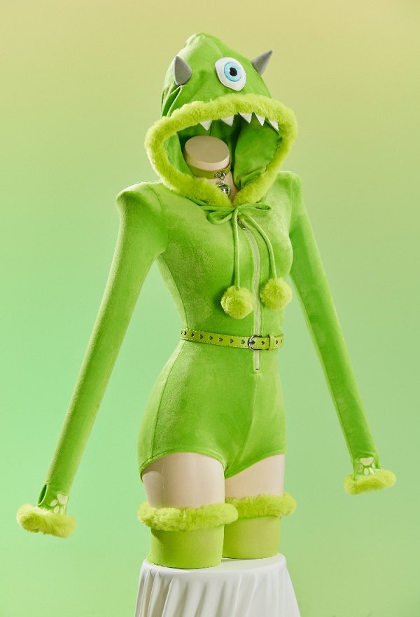 モンスター風 ハロウィン ワンピース ベルト セット