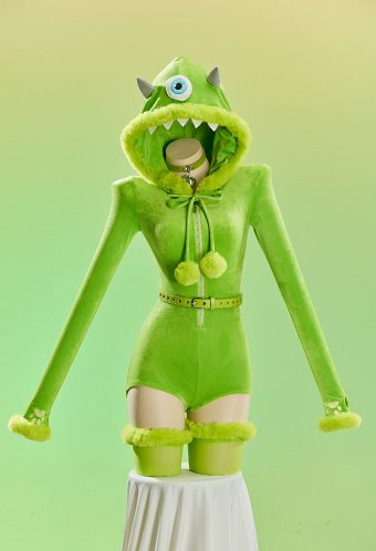 モンスター風 ハロウィン ワンピース ベルト セット
