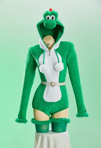 【costume】【amz】【mob】yoshi costume 毛绒居家