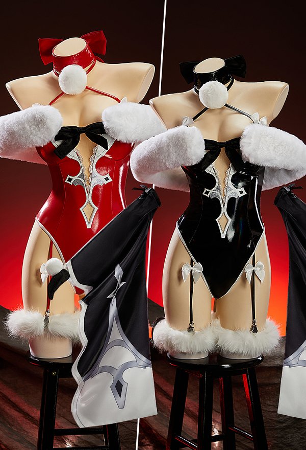 イラストライターPrincess_Ailishコラボ クリスマス2B セクシー コスプレ ボディスーツ