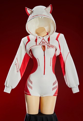 アスカ セクシー コスプレ サイバー風 運動 ボディースーツ