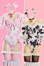 ふわふわ 牛柄 セクシー コスプレ ボディスーツ ホームウェア