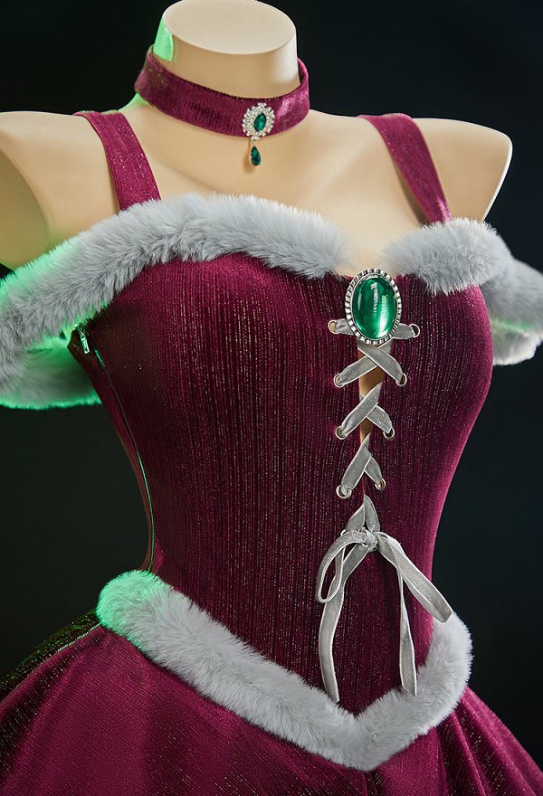 ティーン・タイタンズ スターファイアー セクシー コスプレ 同人 クリスマス ドレス