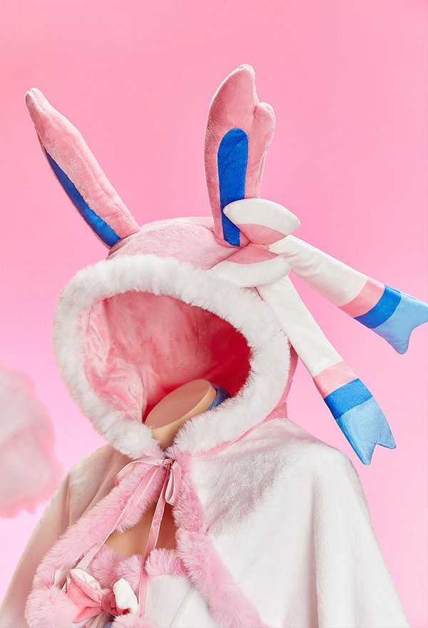 PM ニンフィア 擬人化 セクシー コスプレ ワンピース マント＆テール付き