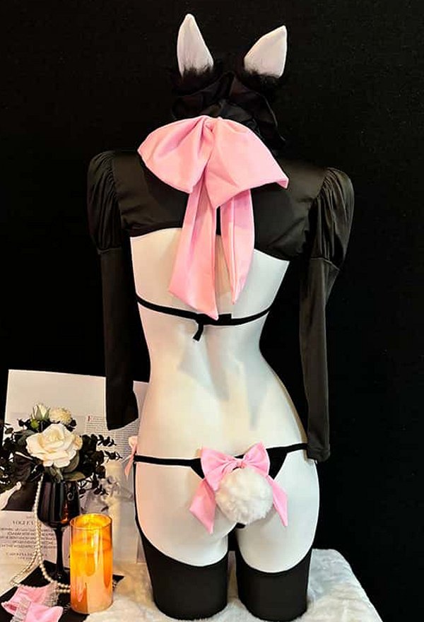バニーガール セクシー セット ショートトップス パンティ