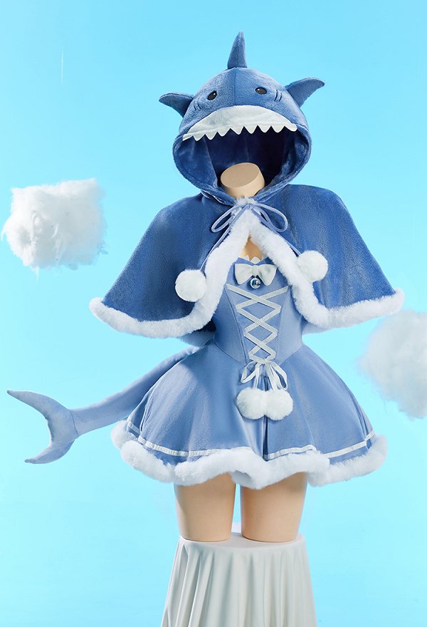 サメ セクシー コスプレ クリスマス ホームウェア