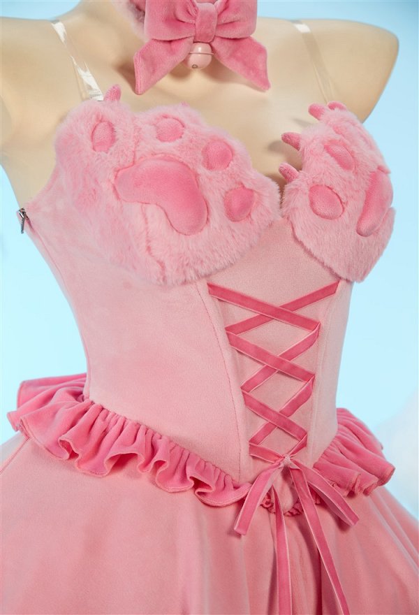 セクシーな猫ちゃん用冬用ファーセット セクシーな猫ちゃん用冬用ファーセット