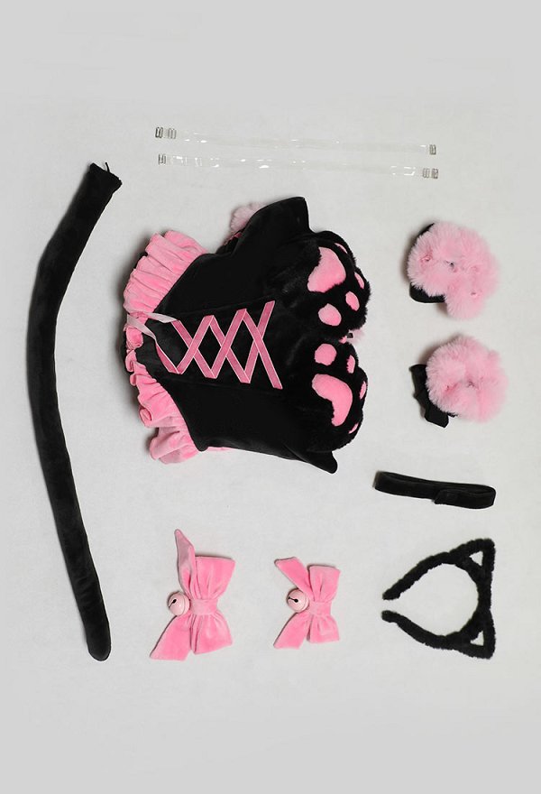 セクシーな猫ちゃん用冬用ファーセット