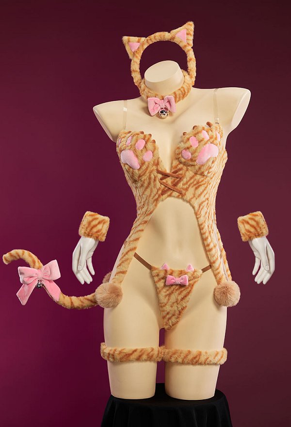 牛・トラ・ヒョウ柄 猫ちゃん セクシー コスプレ 冬用 ぬいぐるみ風 ホームウェア 牛・トラ・ヒョウ柄 猫ちゃん セクシー コスプレ 冬用 ぬいぐるみ風 ホームウェア