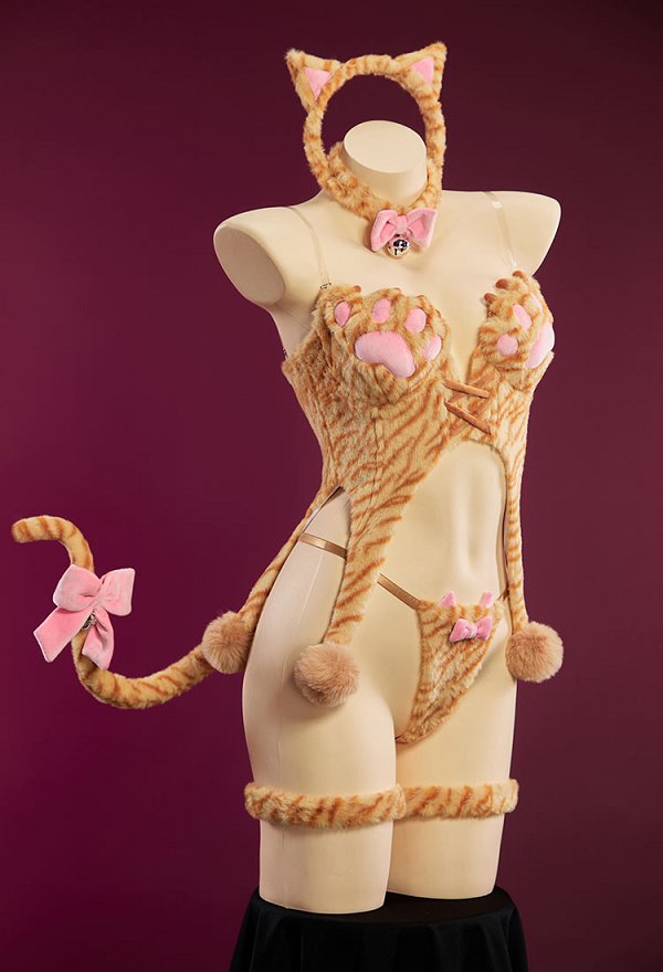 牛・トラ・ヒョウ柄 猫ちゃん セクシー コスプレ 冬用 ぬいぐるみ風 ホームウェア 牛・トラ・ヒョウ柄 猫ちゃん セクシー コスプレ 冬用 ぬいぐるみ風 ホームウェア