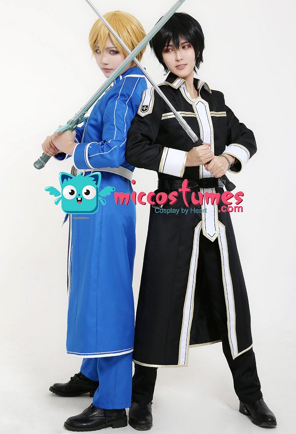 ソードアート・オンライン 桐ヶ谷 和人 キリト コスプレ 衣装  制服