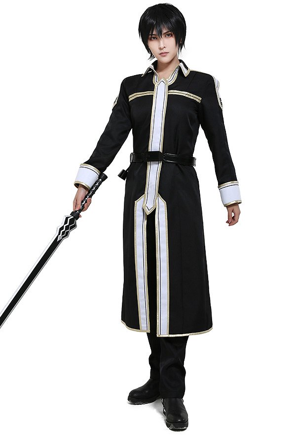 ソードアート・オンライン 桐ヶ谷 和人 キリト コスプレ 衣装  制服