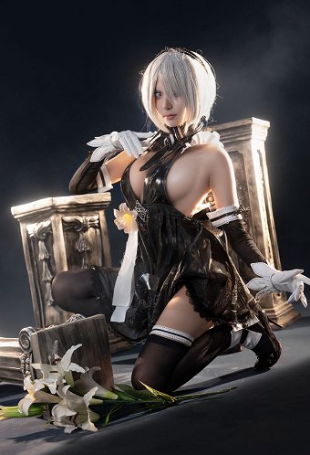 Stellar Blade X NieR:Automata ヨルハ非公式儀礼服 2B コスプレ 衣装